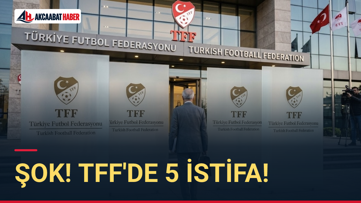 TFF'de 5 istifa