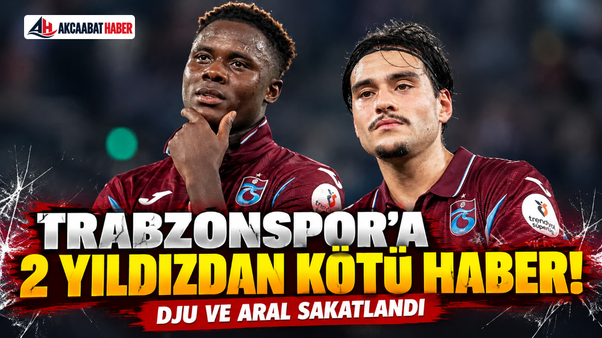 2 yıldızdan k&ouml;t&uuml; haber! Trabzonspor'dan sakatlık a&ccedil;ıklaması